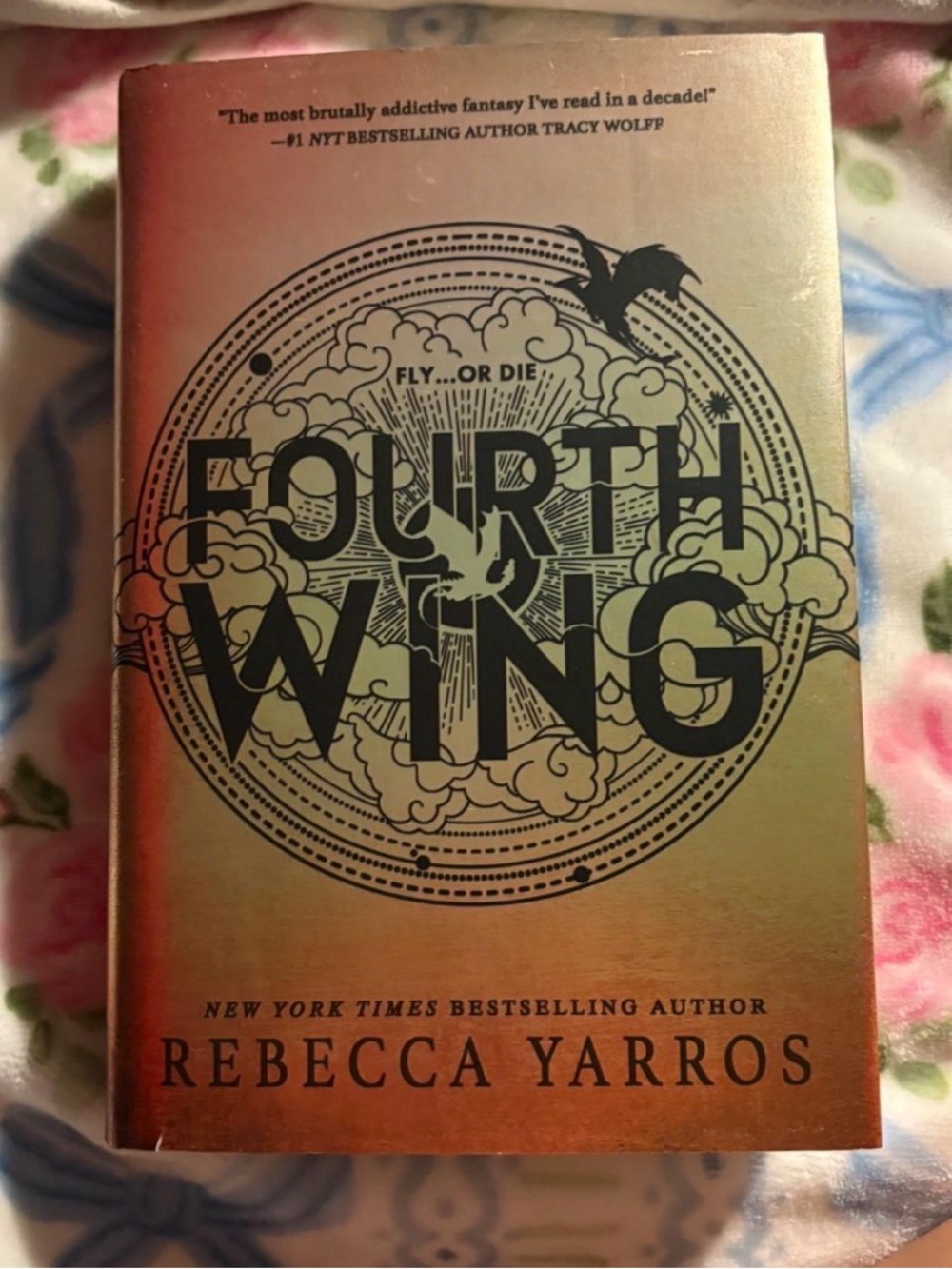 Fourth Wing by — Shimmering Copper Hardcover